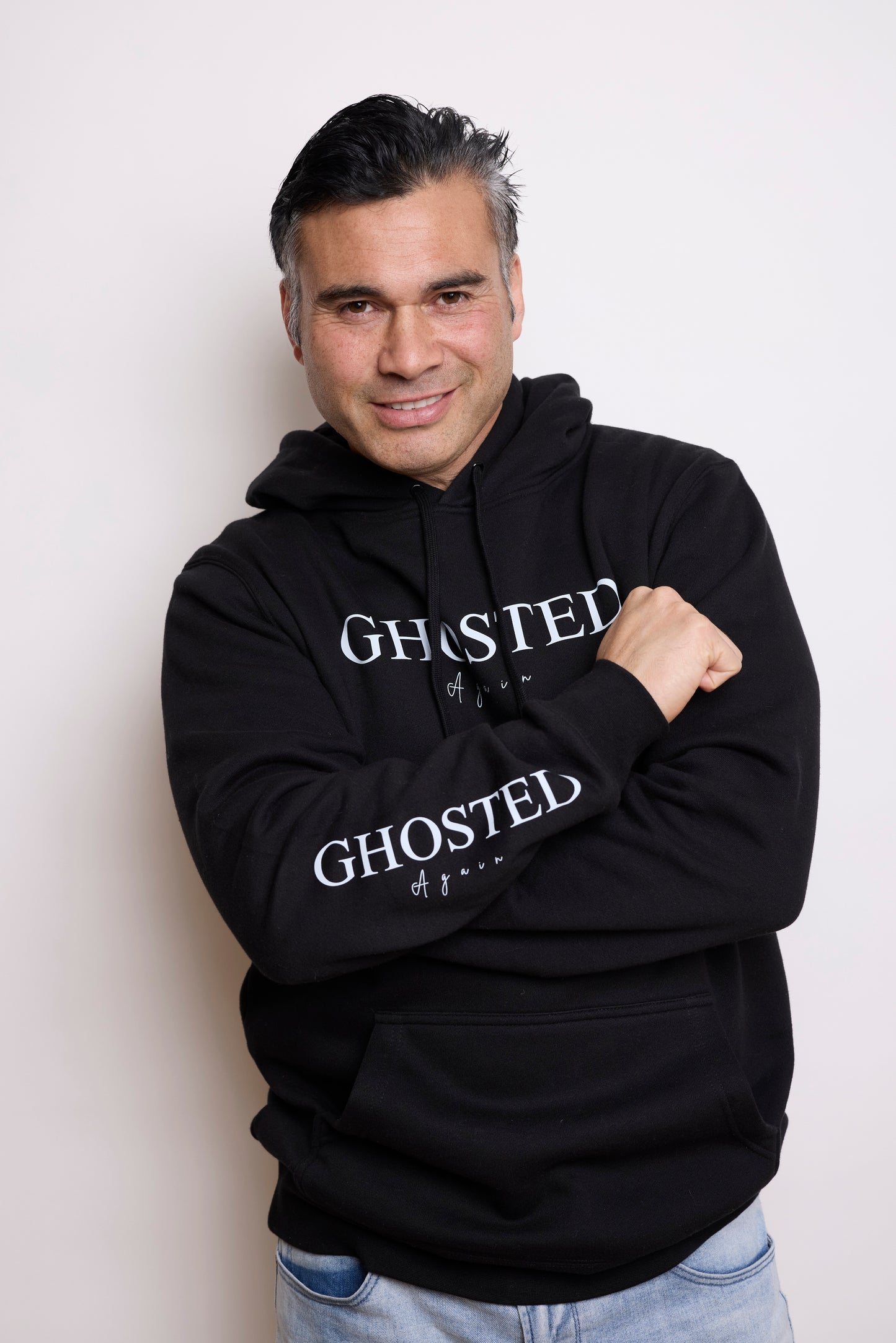 Men's Hoodies - Ghosted again (White Logo)