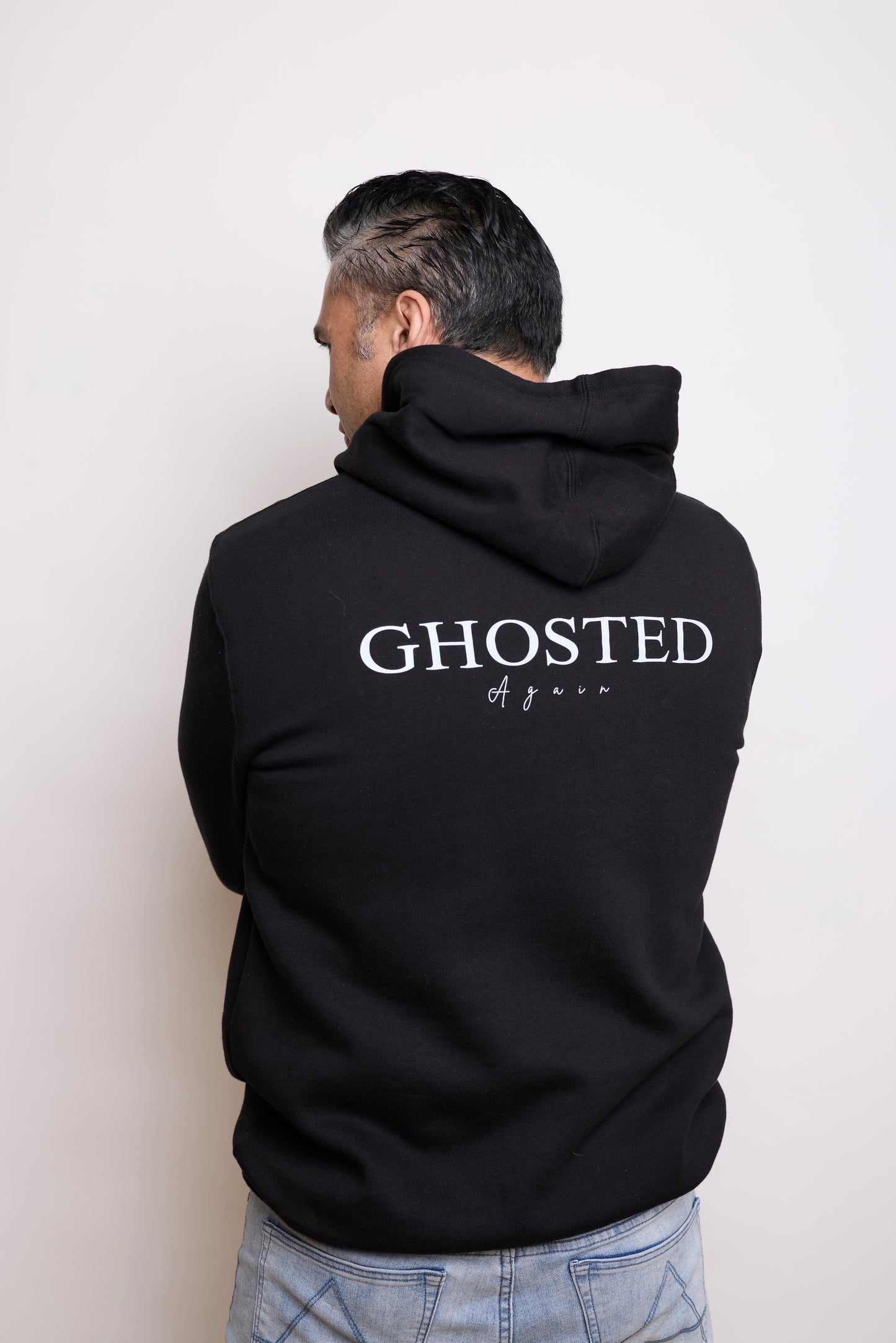 Men's Hoodies - Ghosted again (White Logo)