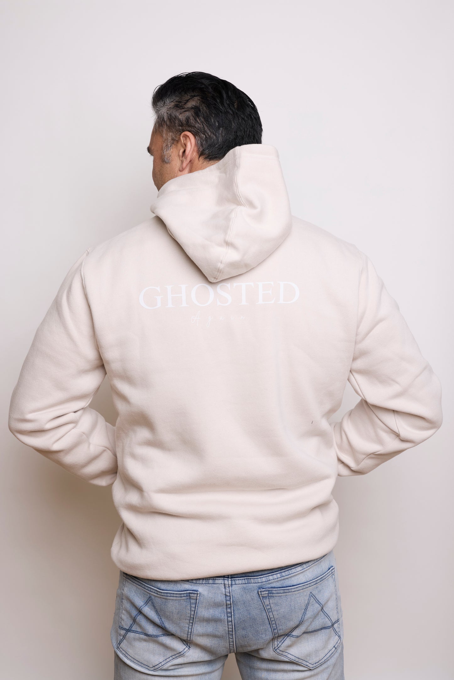 Men's Hoodies - Ghosted again (White Logo)