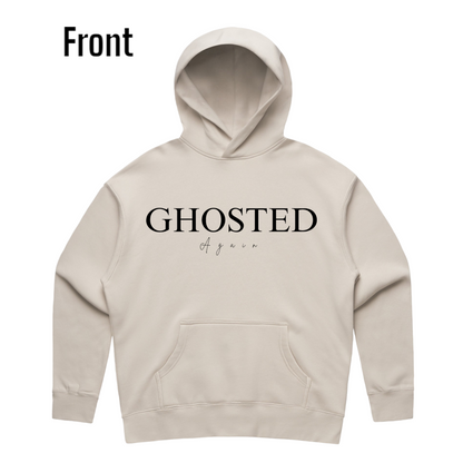 Women's Slim Fit Hoodies - Ghosted again (Black Logo)