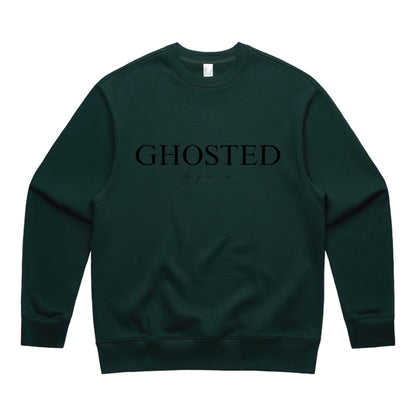 Men's Heavy Crew Top - Ghosted Again (Black Logo)